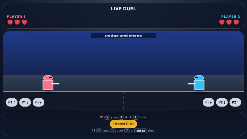 Live Duel game artwork