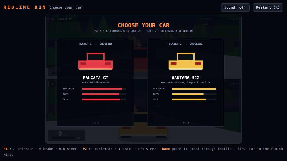 Redline Run game artwork